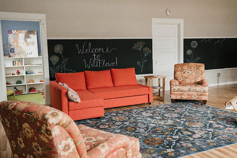 WildFlower is located in a historic two-room schoolhouse by the Columbia County Fairgrounds.